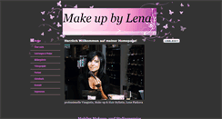Desktop Screenshot of make-up-lena.de